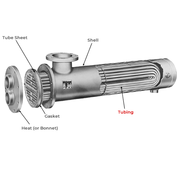 Tubing Shell Tube Heat Exchanger